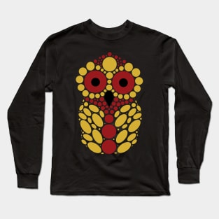 Gold and Crimson Owl Long Sleeve T-Shirt